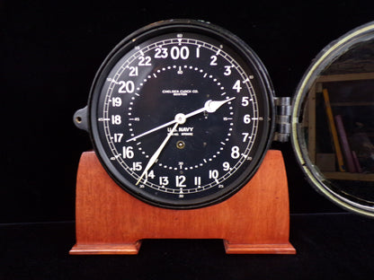 Chelsea Clock 24 Hour- U.S. Navy
