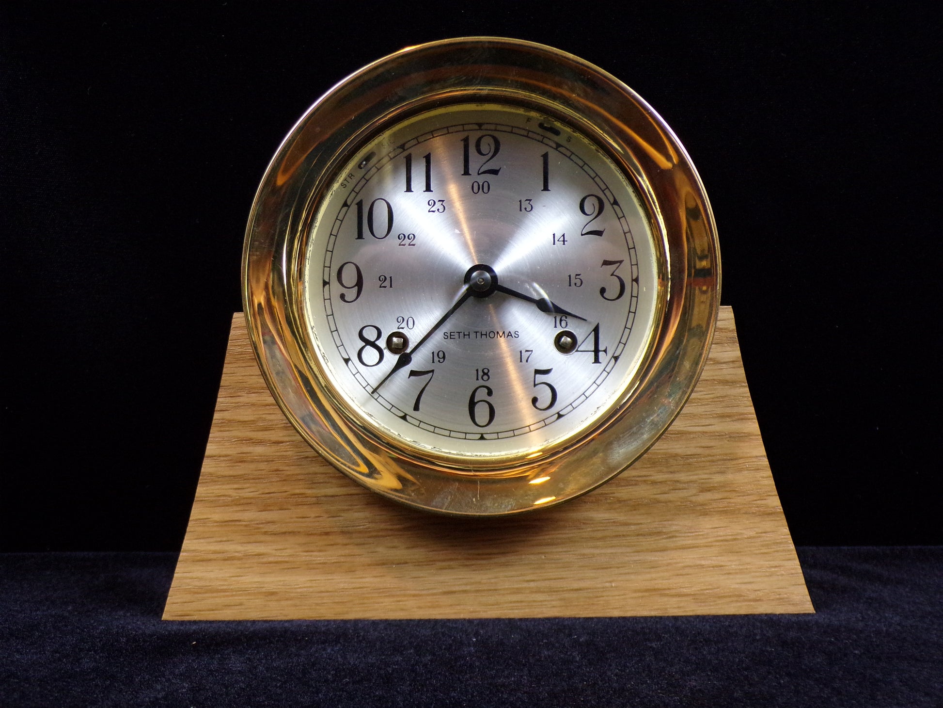 Seth Thomas Thomas Ship's Bell Clock – Annapolis Maritime Antiques