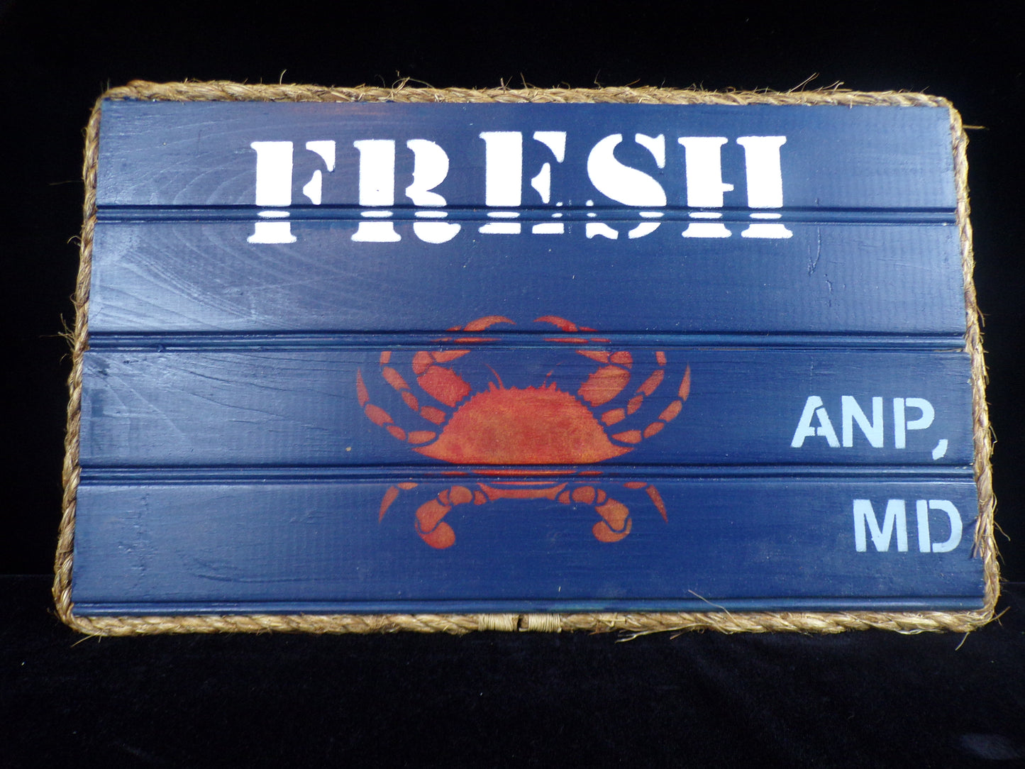 "Fresh" Maryland Crab Sign