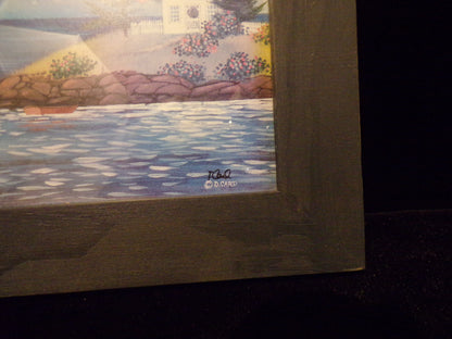 "Gull Cottage" Framed Print by Diana Card
