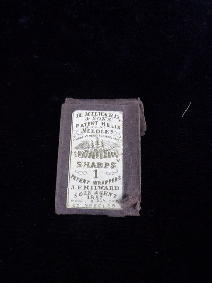 Sail Makers Needles Book with Needles, W. Smith & Son
