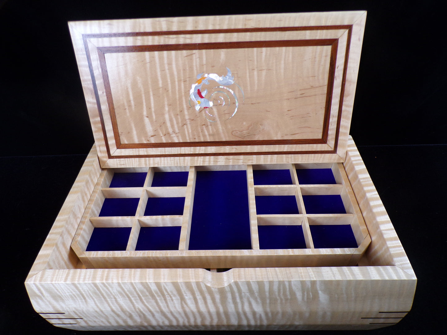 Inlaid Mother of Pearl Custom Jewelry Box