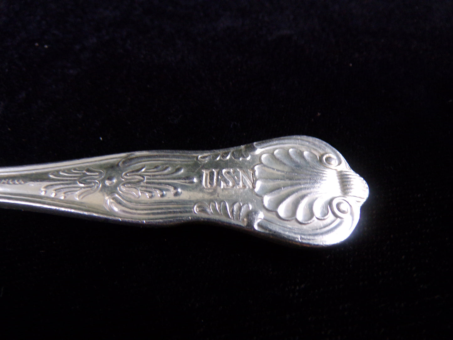 ws/(1) US Navy 6" Silver Solder Spoon, International Silver