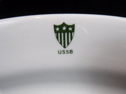 United States Shipping Board USSB Serving Platter, Buffalo China