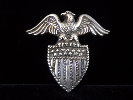 Eagle Holding American Shield, Vintage Plaque