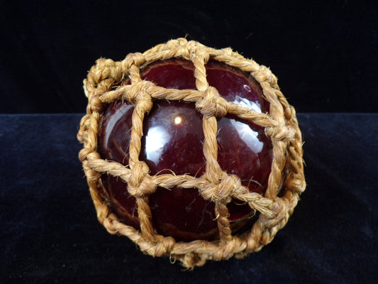 Glass Fishing Float, Authentic, Small, Approximately 5-6" Round - Annapolis Maritime Antiques