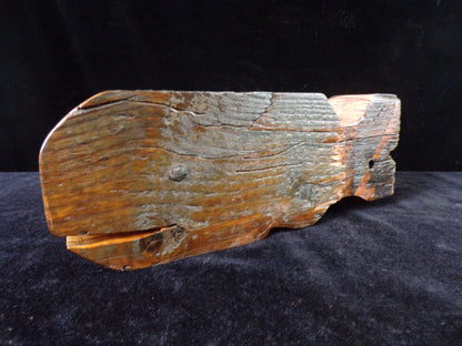 Carved Wooden Whale