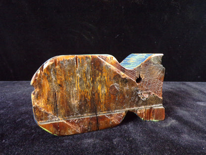Carved Wooden Whale