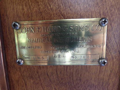 Binnacle, John E. Hand & Sons Co - Annapolis Maritime Antiques