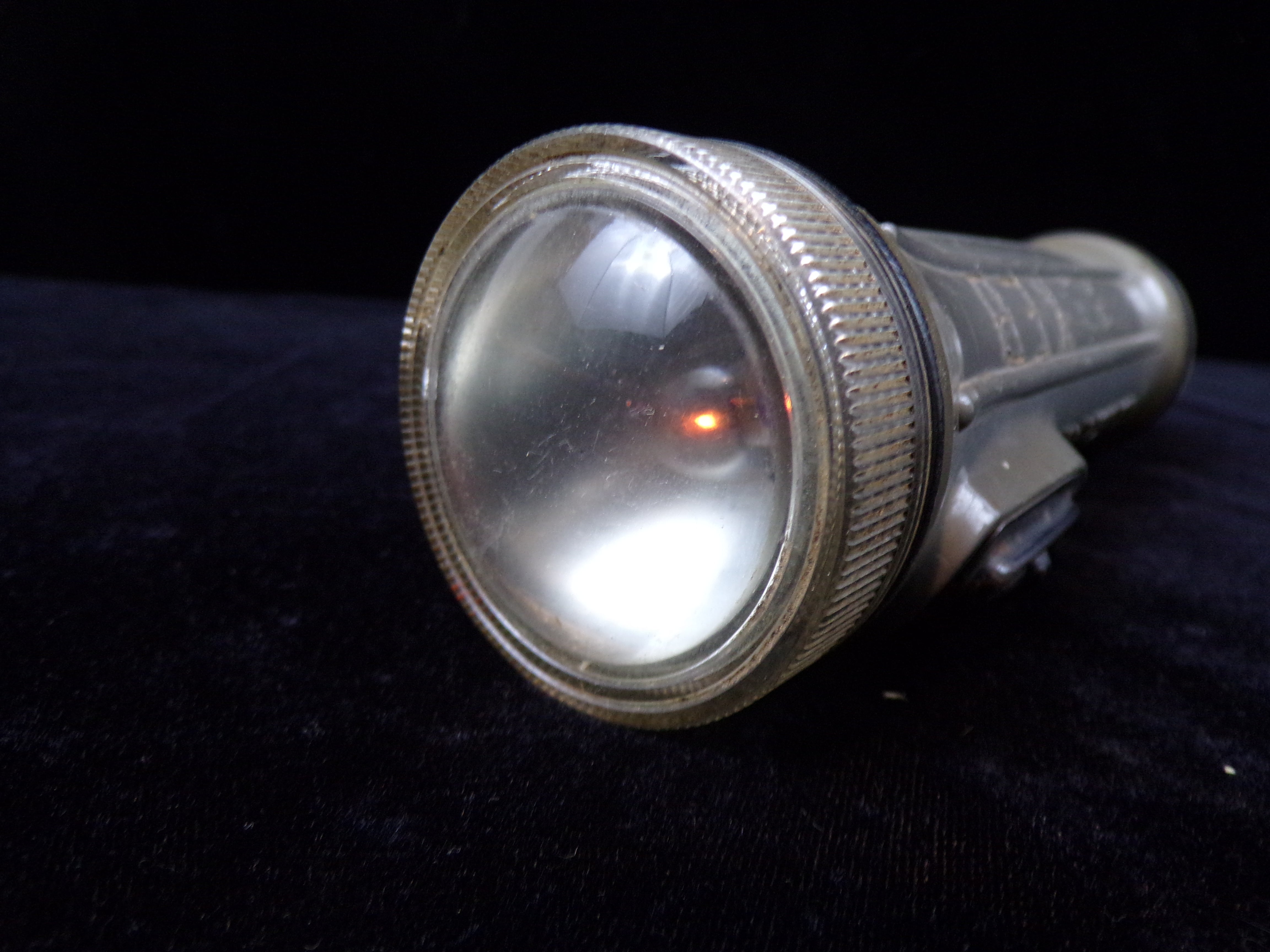 WWII Vintage Fulton US Navy Signal Flashlight - Tested/Works