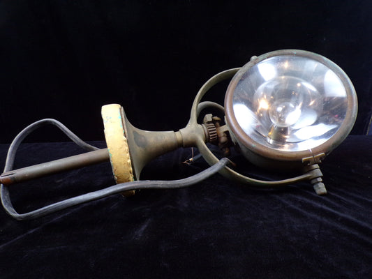 Vintage Half Mile Ray Marine Light, No. 433, Unrestored, Copper / Brass