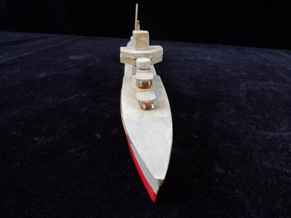 Intricate Trench Art Model - USS Warrington