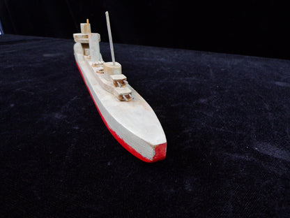 Intricate Trench Art Model - USS Warrington