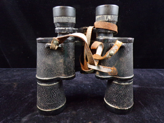 Authentic WWI German Binoculars with Case, Engraved "H.L. Stone Yachting, New York"