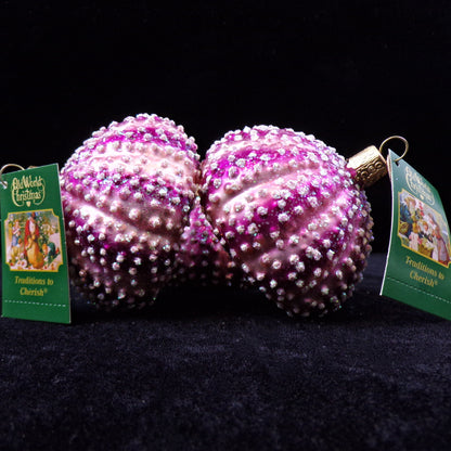 Nautical Themed Christmas Ornament - Purple Sea Urchin