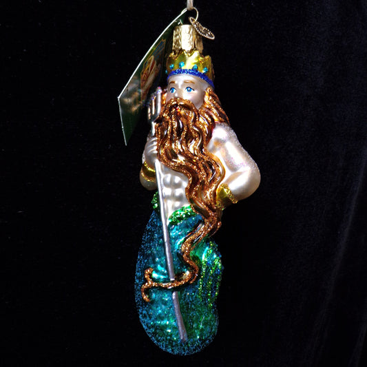 Nautical Themed Christmas Ornament - Neptune
