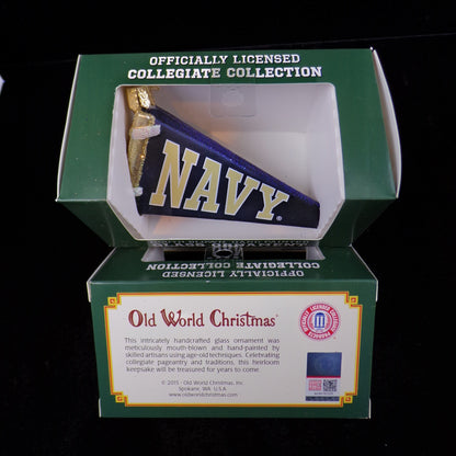 Collegiate Collection Christmas Ornament - Navy