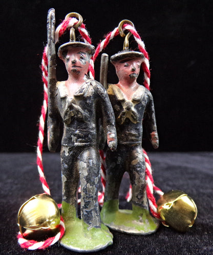 Antique and Vintage Toy Sailor Christmas Ornament: Ready-to-hang