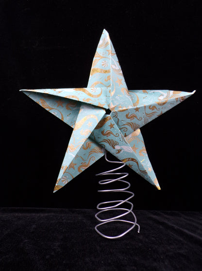 5-Pointed Origami Star Nautical Themed Papercraft