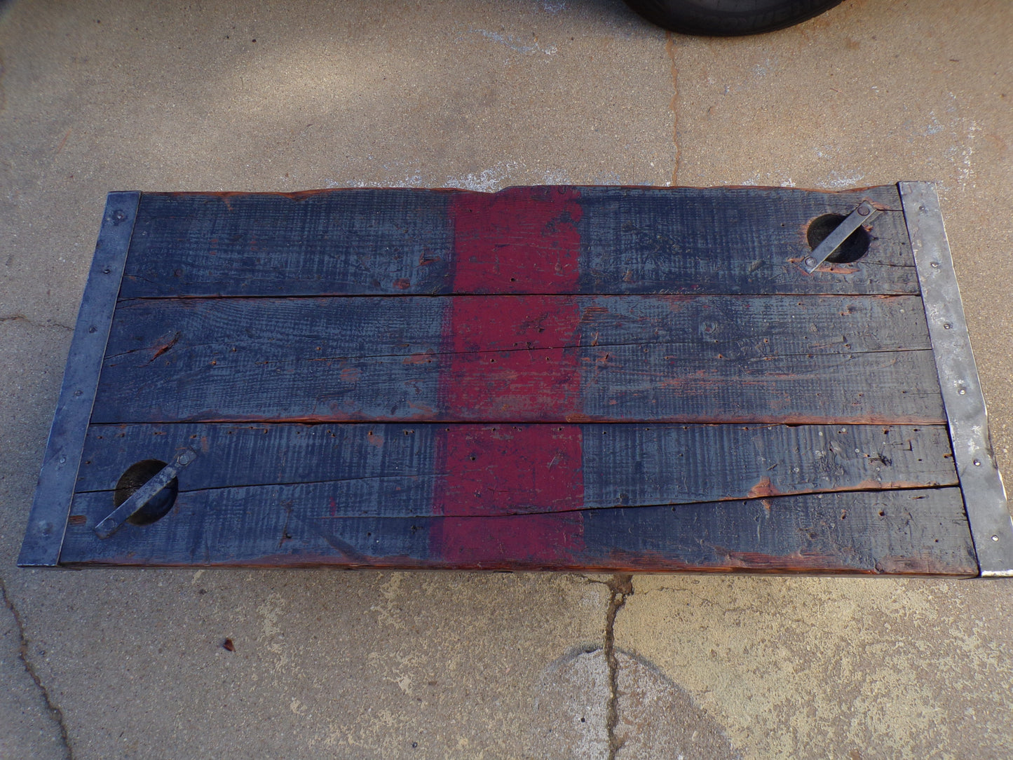 WWII Liberty Ship Hatch Cover Custom Table