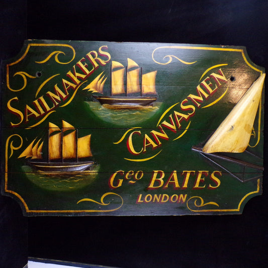 Vintage Sign "Sailmakers and Canvasmen"