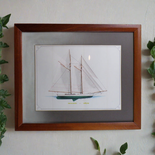 # Howard Rogers Framed Ship Art - Magic 1870