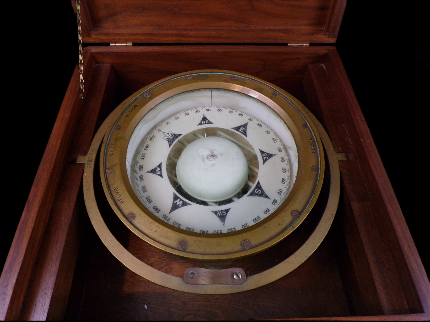 Closeup of compass