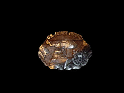 U.S. Coast Guard Commemorative Brass Plaque ornament or emblem
