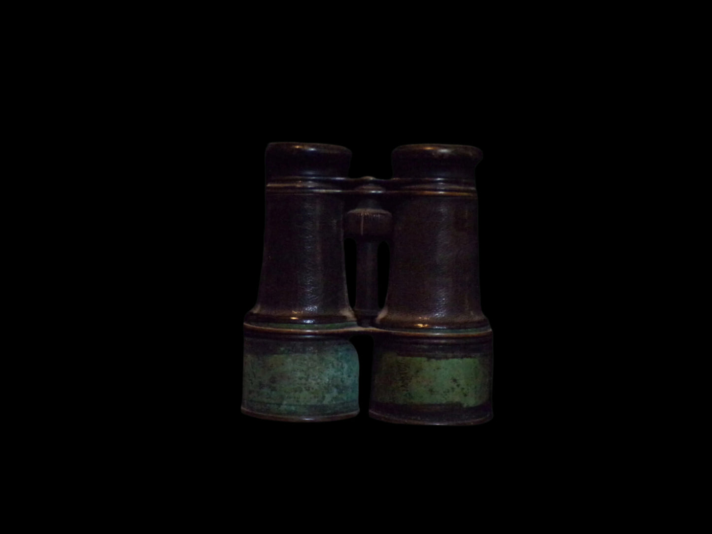 Vintage Brass or Bronze Binoculars - Annapolis Maritime Antiques