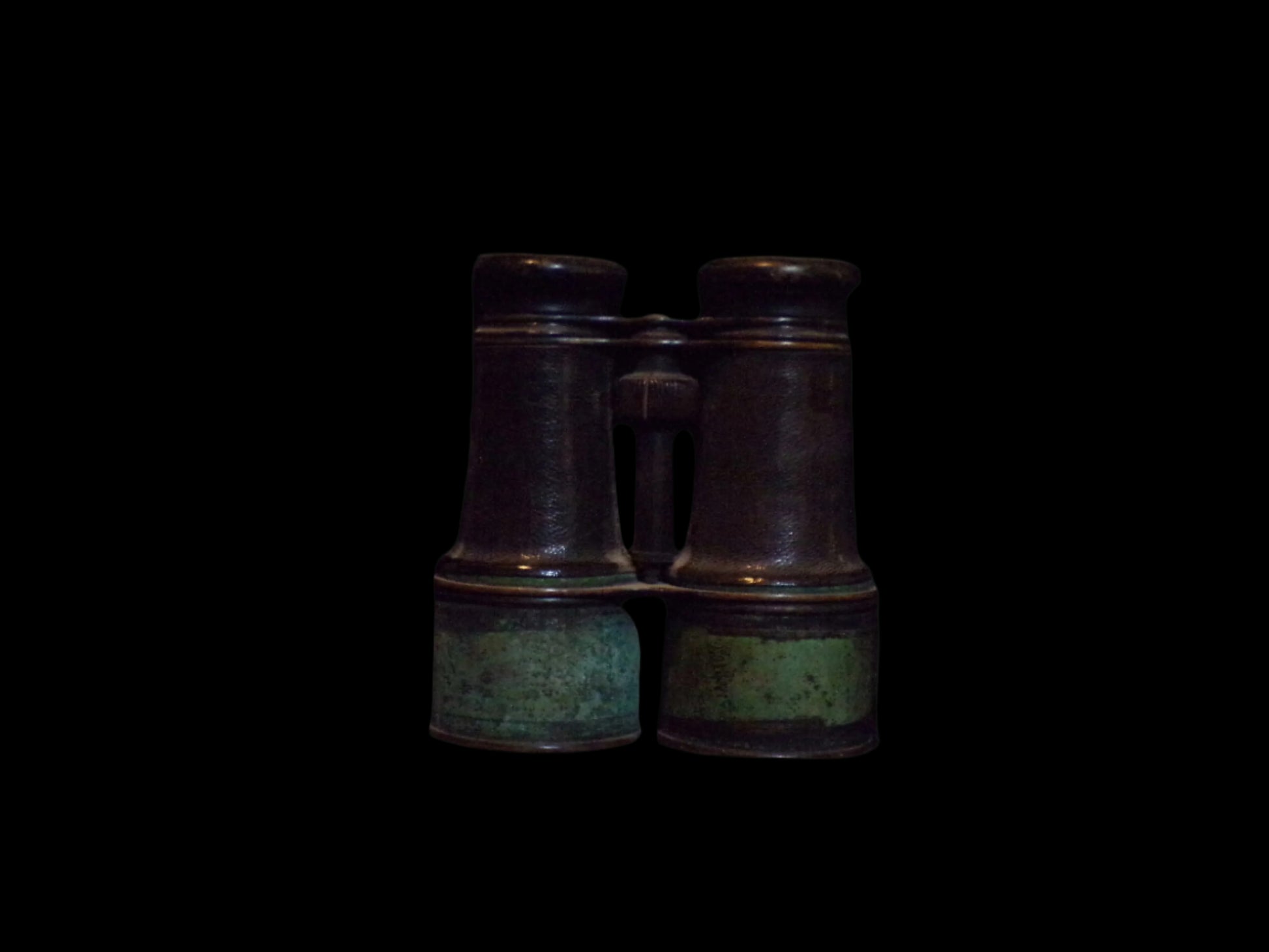Vintage Brass or Bronze Binoculars - Annapolis Maritime Antiques