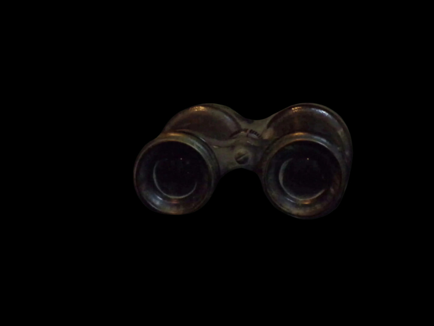 Vintage Brass or Bronze Binoculars - Annapolis Maritime Antiques