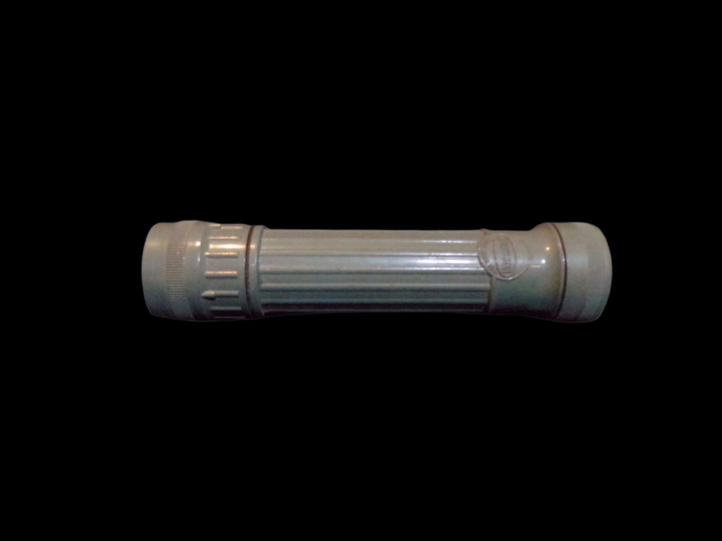 Military Grey Flashlight circa Viet Nam War