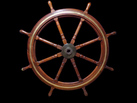 Large Ship's Wheel circa late 1800's