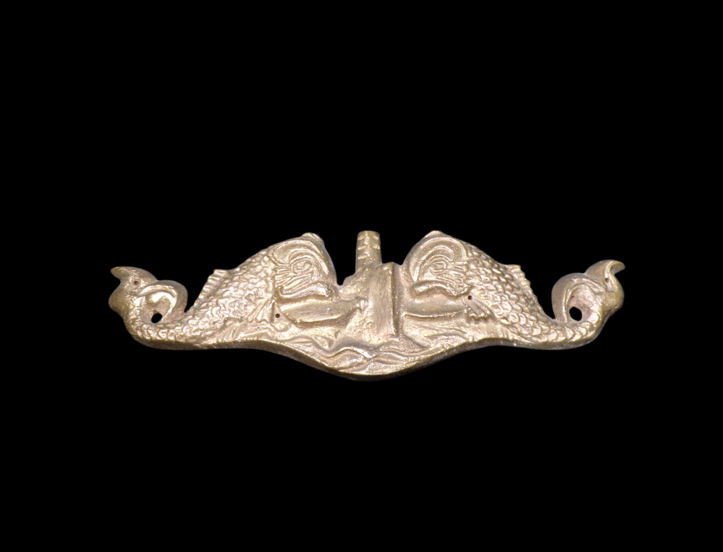 Cast Brass Submarine Insignia Plaque