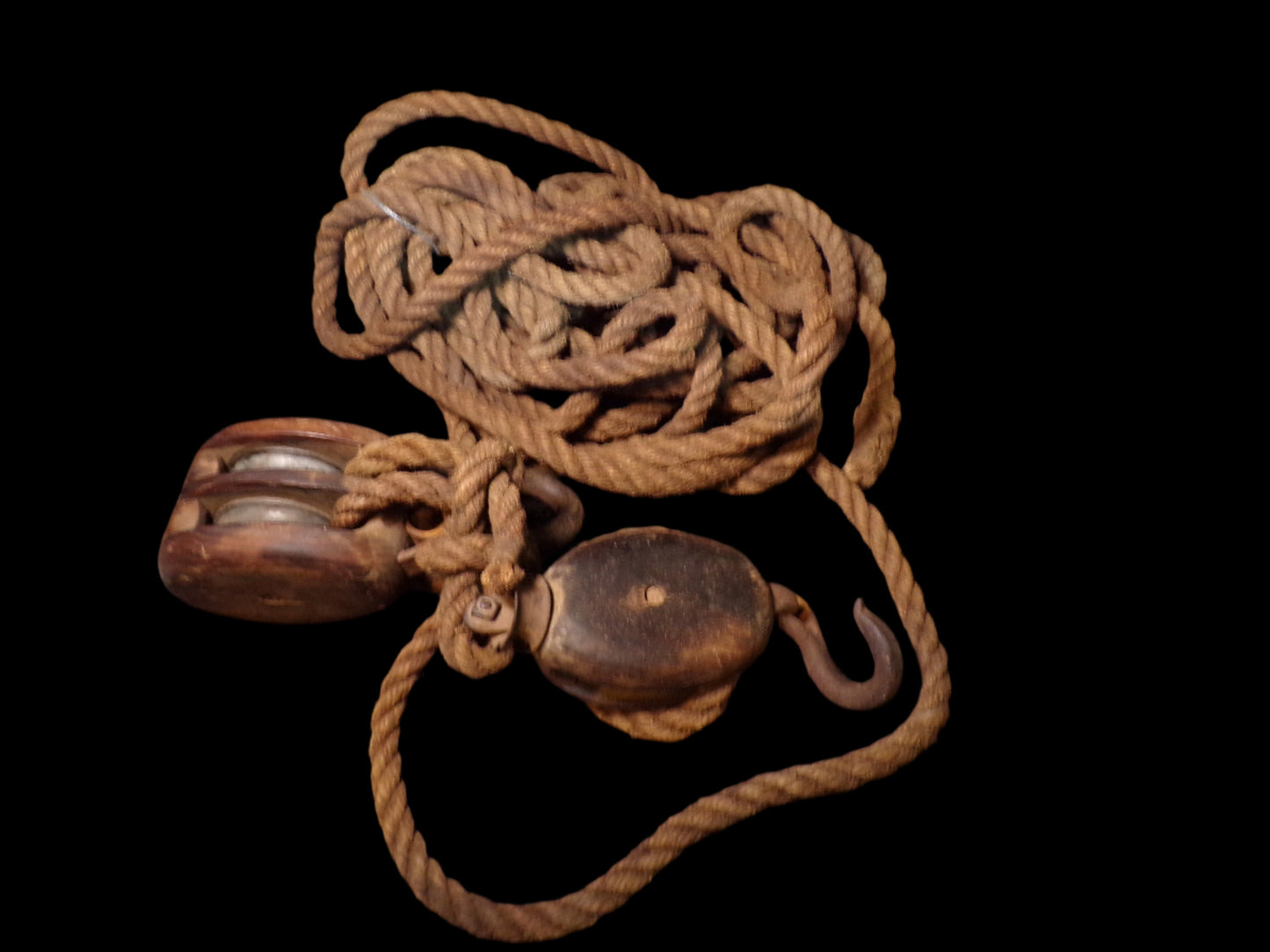 Two-Fold Gun or Luff Tackle circa early 1900's