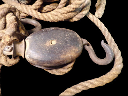 Two-Fold Gun or Luff Tackle circa early 1900's