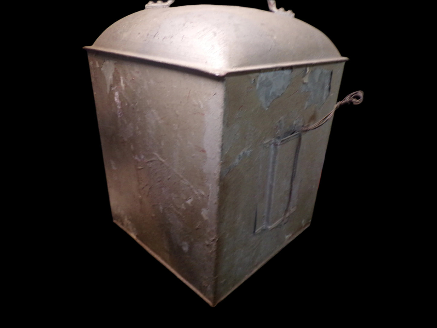 Port Navigation Light, Galvenized, circa WWII