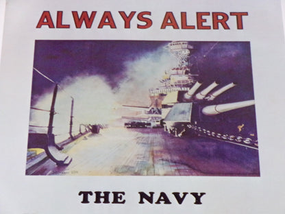 Recruiting Poster US Navy Always Alert