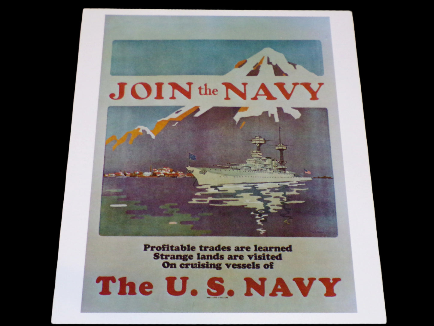 Recruitment Poster Join the Navy