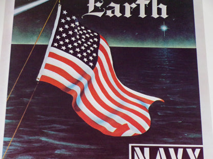 Recruiting Poster Peace on Earth US Navy