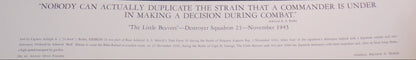 Print of "The Little Beavers"-Destroyer Squadron 23-November 1943 on Luster Paper