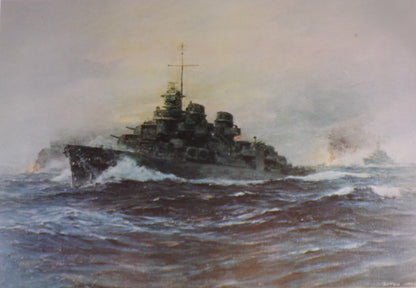 Print of "The Little Beavers"-Destroyer Squadron 23-November 1943 on Luster Paper