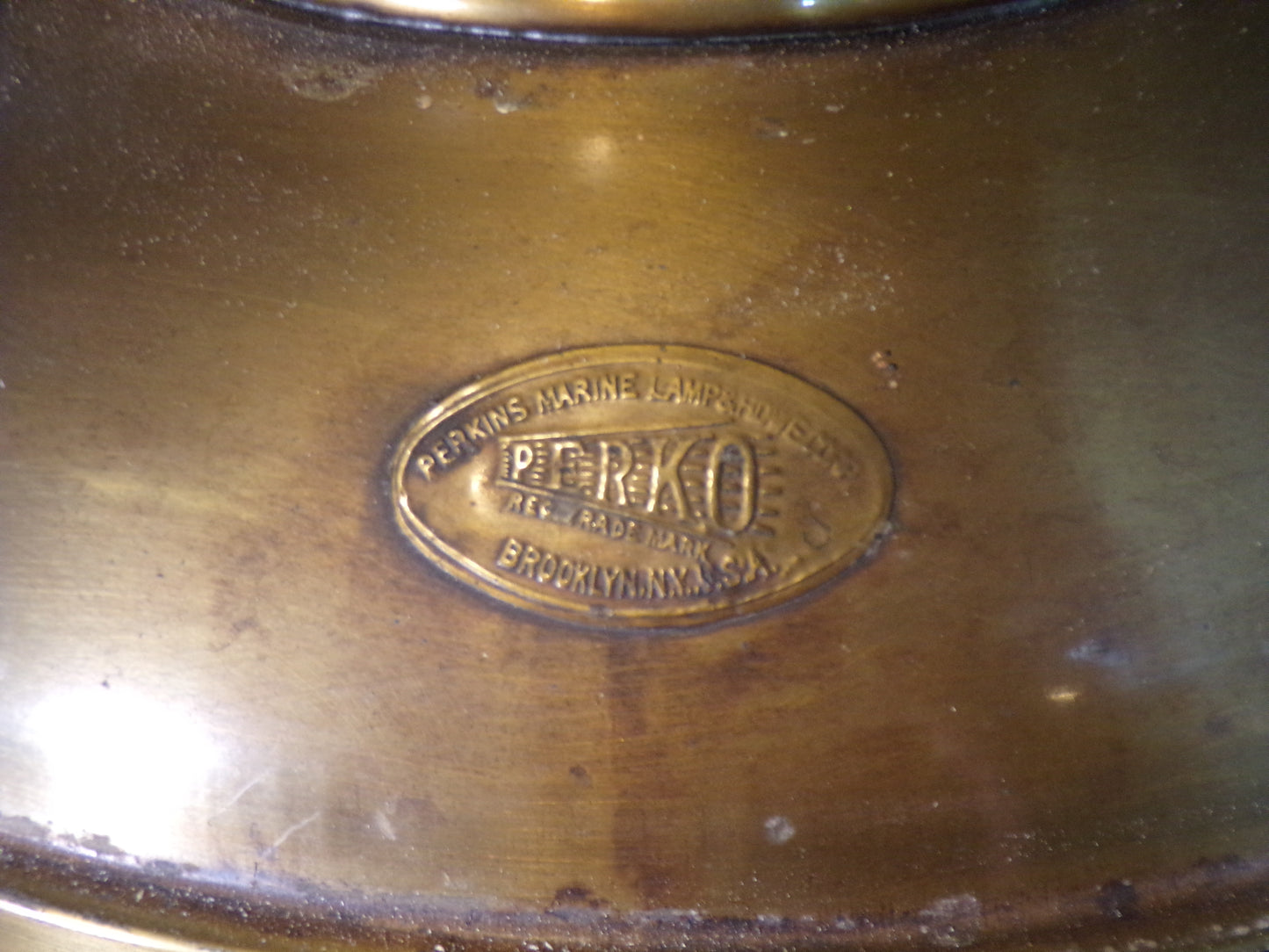 Perko Marine Navigation Lights Circa mid-20th century Brooklyn, NY Solid Brass