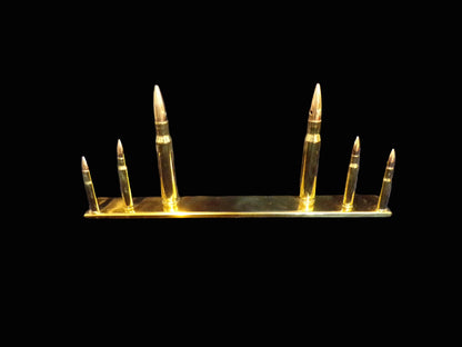 Decorative Desktop/Bookcase display, Brass Casings