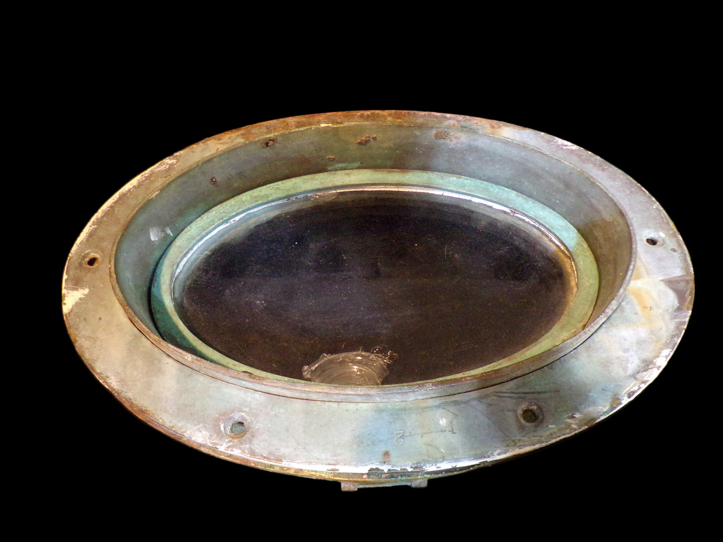 Authentic Salvaged Ship's Porthole Window - Annapolis Maritime Antiques