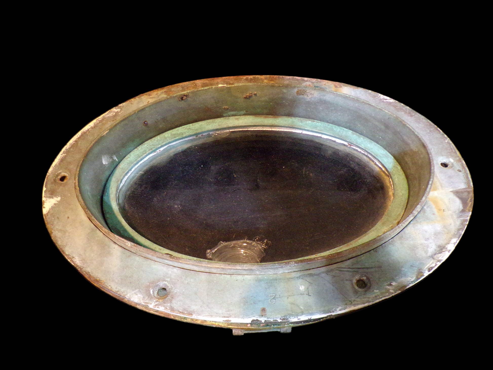 Authentic Salvaged Ship's Porthole Window - Annapolis Maritime Antiques