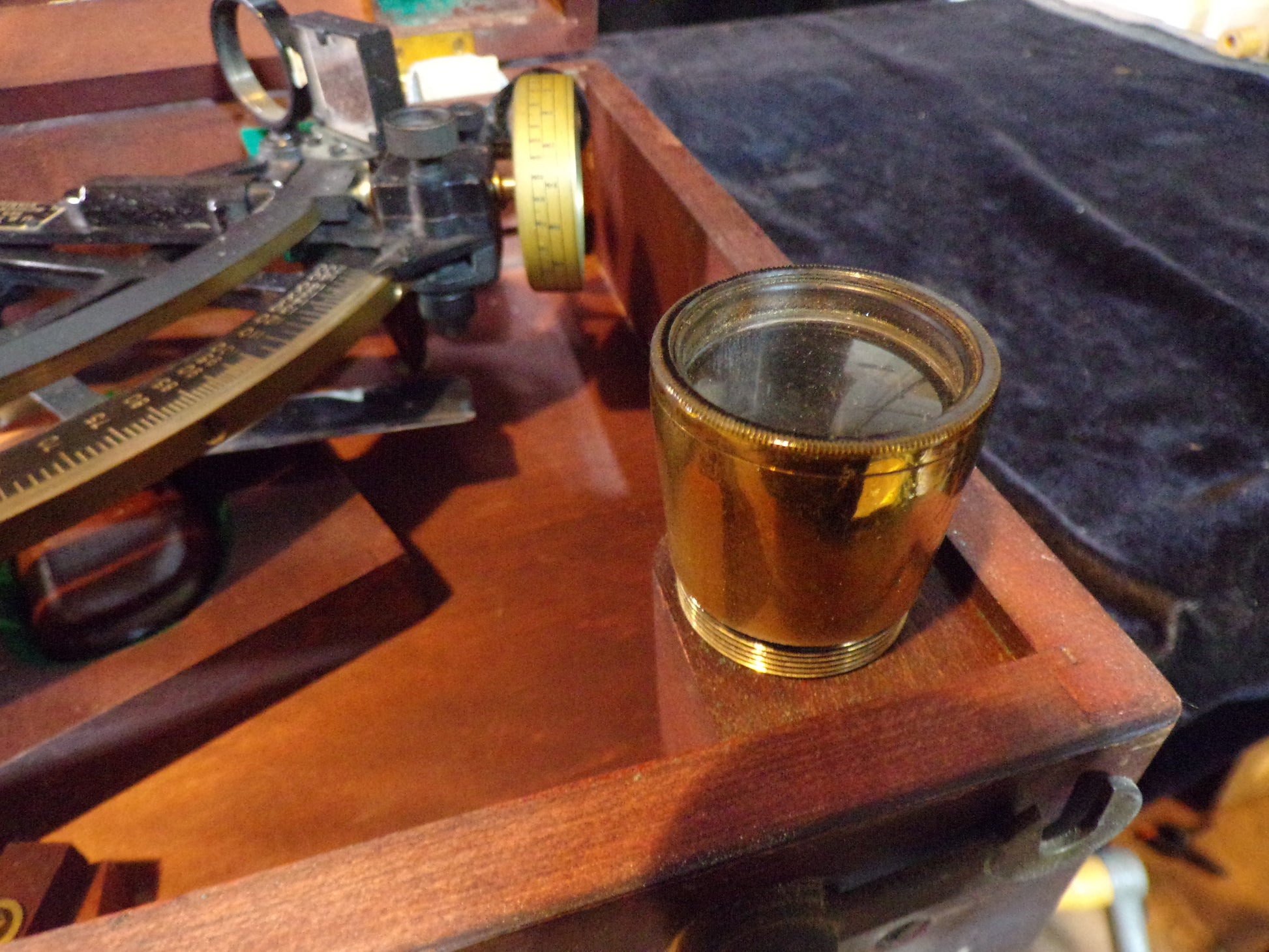 US Navy Stadimeter Sextant - Annapolis Maritime Antiques