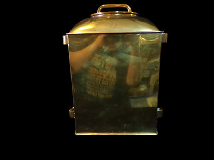 #Authentic Brass Ship’s Convoy Light – Blue Lens Navigation Lantern