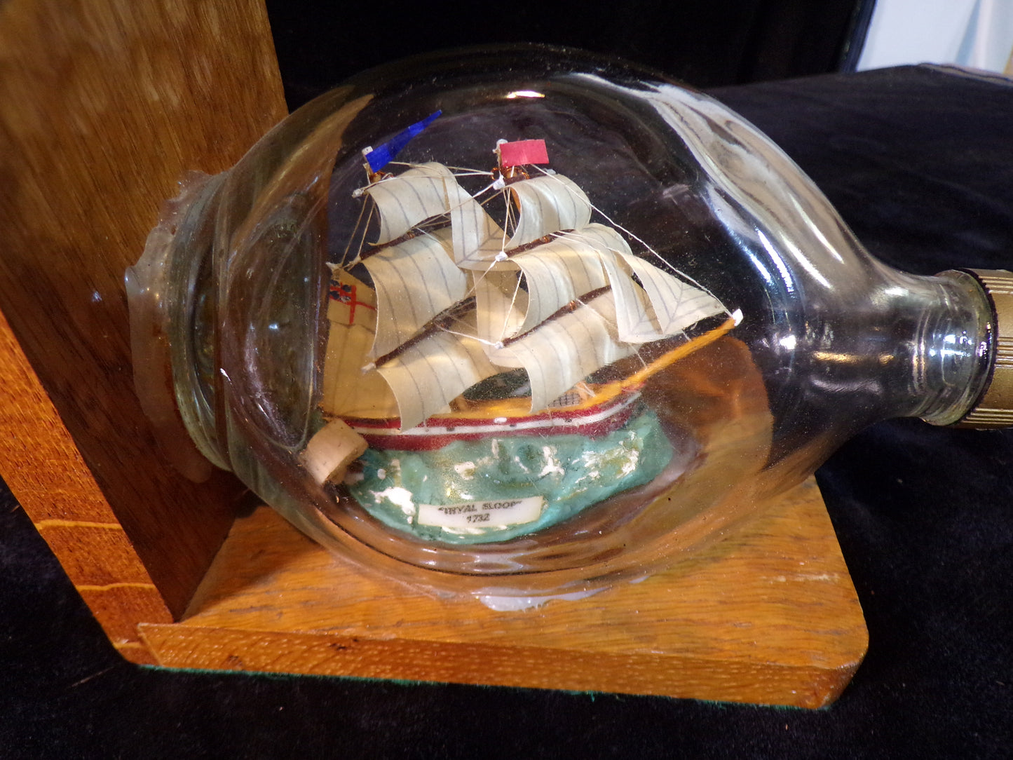 Ship In A Bottle Book Ends
