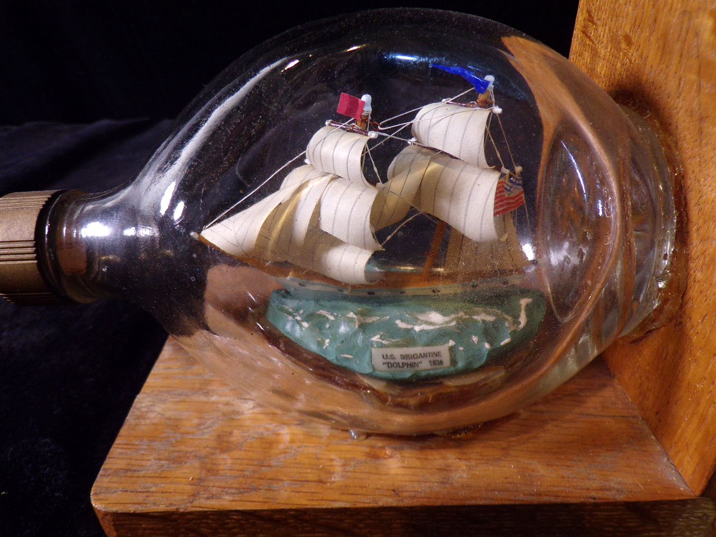 Ship In A Bottle Book Ends